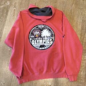 Hoodie, light red, XL unisex, Junior Olympics